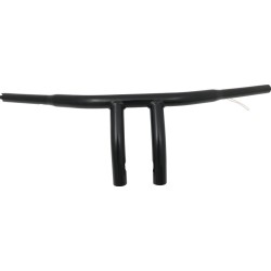 8 T-Bar Handlebar Black Powder Coated 1 1/4" Throttle By Wire