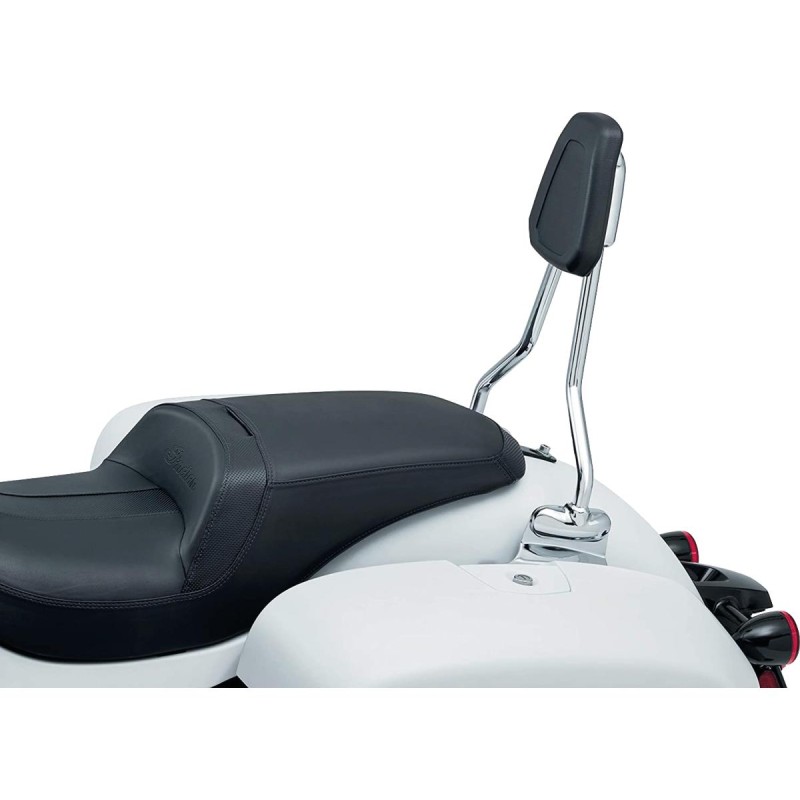 Simple Passenger Backrest 14-Up Indian Chrome