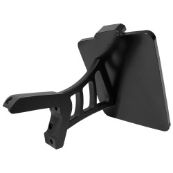 Side Mount License Plate Kit German specification 220x200mm Black Anodized