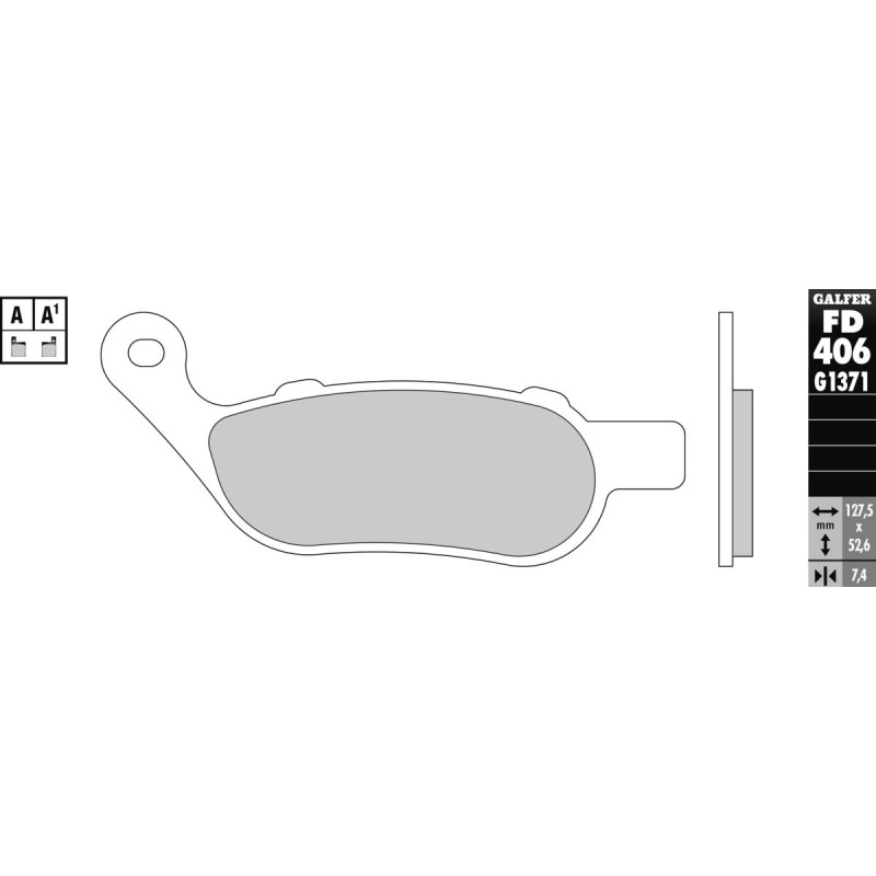 Sintered G1370/G1371 Brake Pad