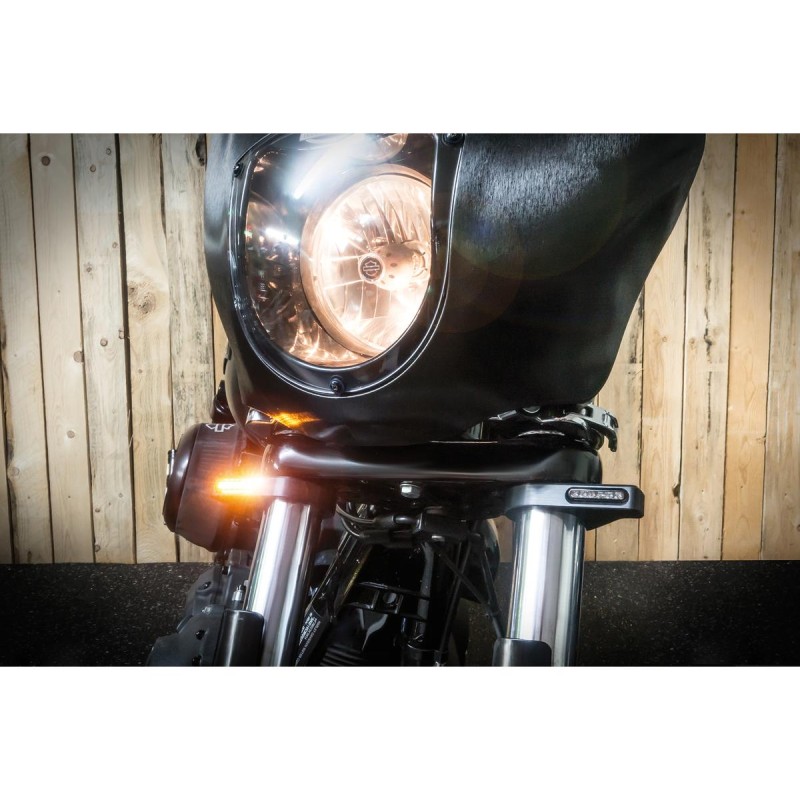 ZC-Line Classic LED Turn Signal Black Anodized Smoke LED