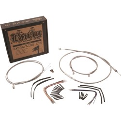 14" Gorilla Bar Cable Kit Stainless Steel Clear Coated ABS