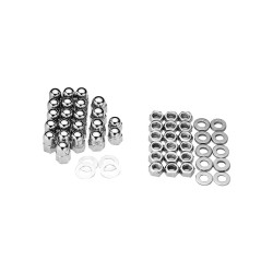 Acorn Head Bolt Hardware Kit Chrome
