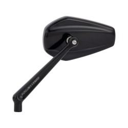 Mini Stocker Billet Mirror Black Anodized Left