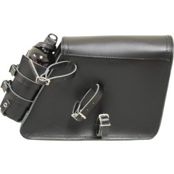 Left Side Bag with Fuel Bottle Black