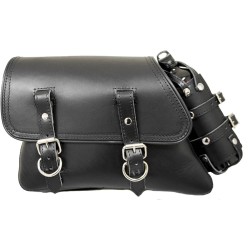 Left Side Bag with Fuel Bottle Black