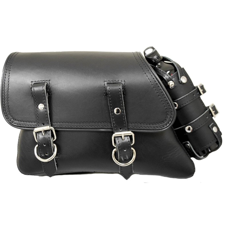 Left Side Bag with Fuel Bottle Black