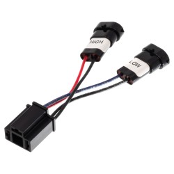 H9 and H11 to H4 Connector Headlight Adapter Pigtail