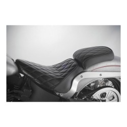Hot Rod Series Diamond Pillion Pad Black Vinyl