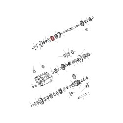 HOUSING-MAINSHAFT BEARING B/T