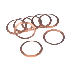 Beveled Copper Washer Exhaust Gaskets Pack of 10
