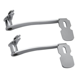 Extended Brake Pedals, For Models Without Fairing Lowers, Chrome Extended Brake Pedal