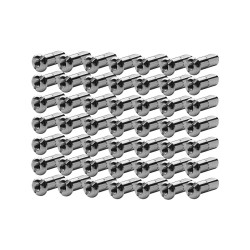 Spoke Nipples, Chrome, Stock-Lenghts (42)