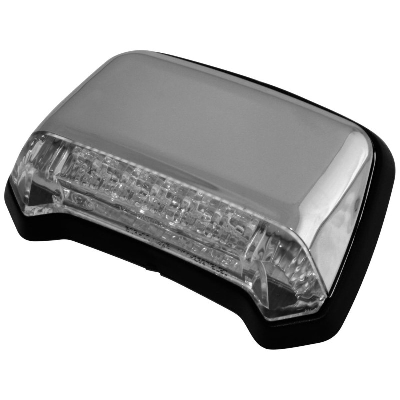 Fender-Mount LED Taillight Chrome Chrome LED