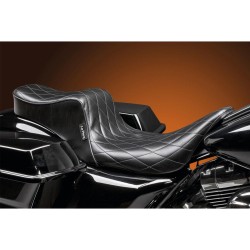 Cherokee Seat Diamond Stitch Black Vinyl