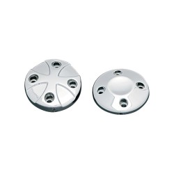 ISO Grip End Caps Chrome