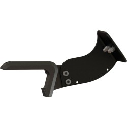 Medium Seitlicher Kennzeichenhalter Black Satin