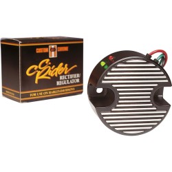 12 Volt Generator Regulator with Integral Charging Monitor Black