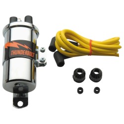 Thunderbolt Ignition Coil Chrome 5 Ohm Dual Fire