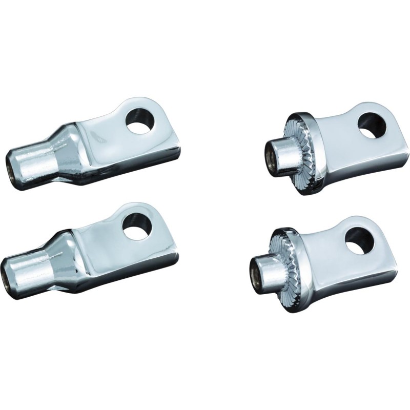 Splined Peg Adapters Chrome