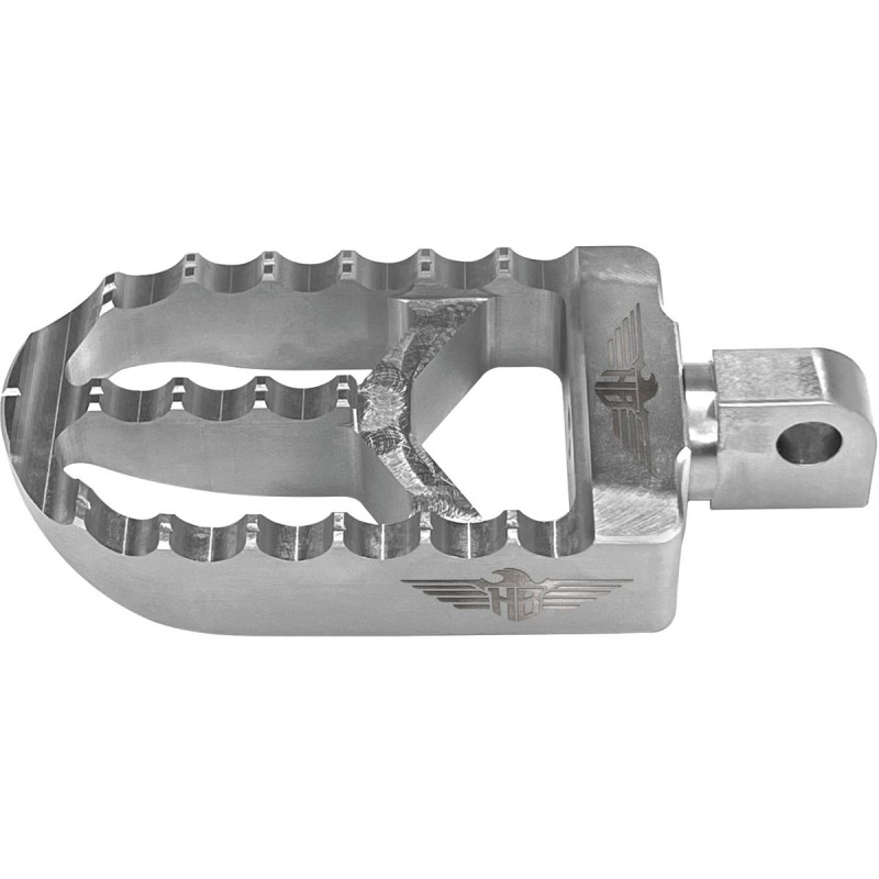 MX V2 Foot Pegs Silver Anodized