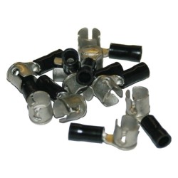 0,7-1,2 mm 1/4" Cap Type Crimp Terminal Black