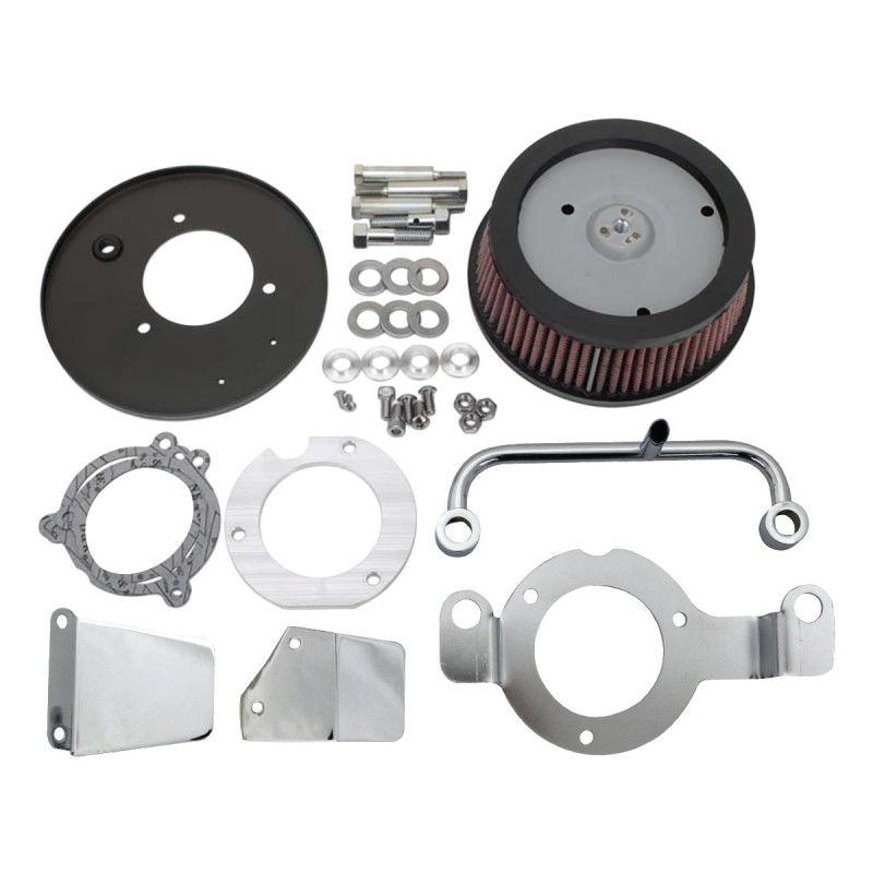 Milwaukee Eight High Performance Air Cleaner With Breather Kit Chrome