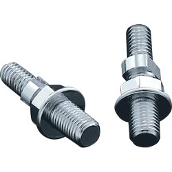 Mirror Adapter 5/16"-18 to M10 x 1.25 Chrome