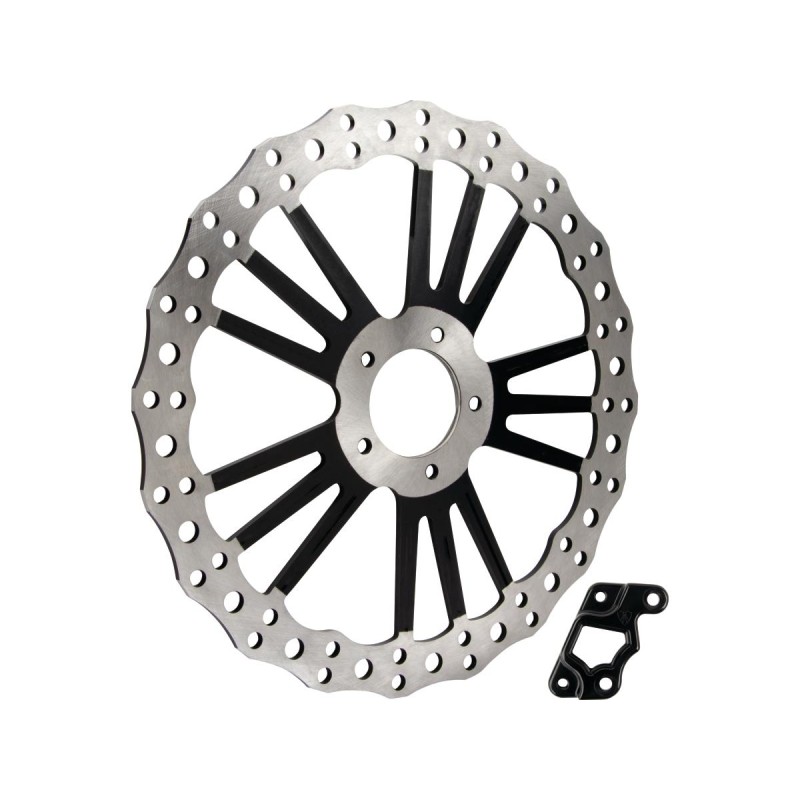 14" Offset Brake Rotor 14" offset Black Front