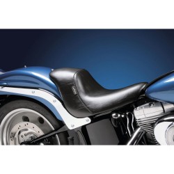 Bare Bones Up Front Smooth Seat With Biker Gel Black Vinyl