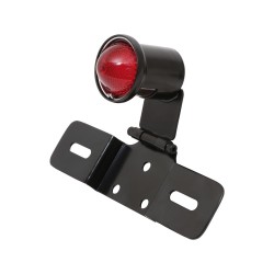 Old School Type 6 LED Taillight with License Plate Bracket Black LED