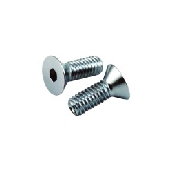 Countersunk Allen Sockethead Screw Pack Chrome Allen head 3/8"-24 UNF 1"