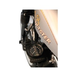 Speedometer Relocation Kit With speedometer cover Black Powder Coated