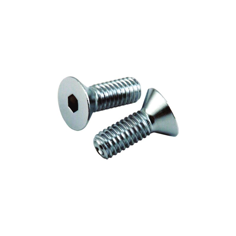 Countersunk Allen Sockethead Screw Pack Chrome Allen head 3/8"-16 UNC 1"