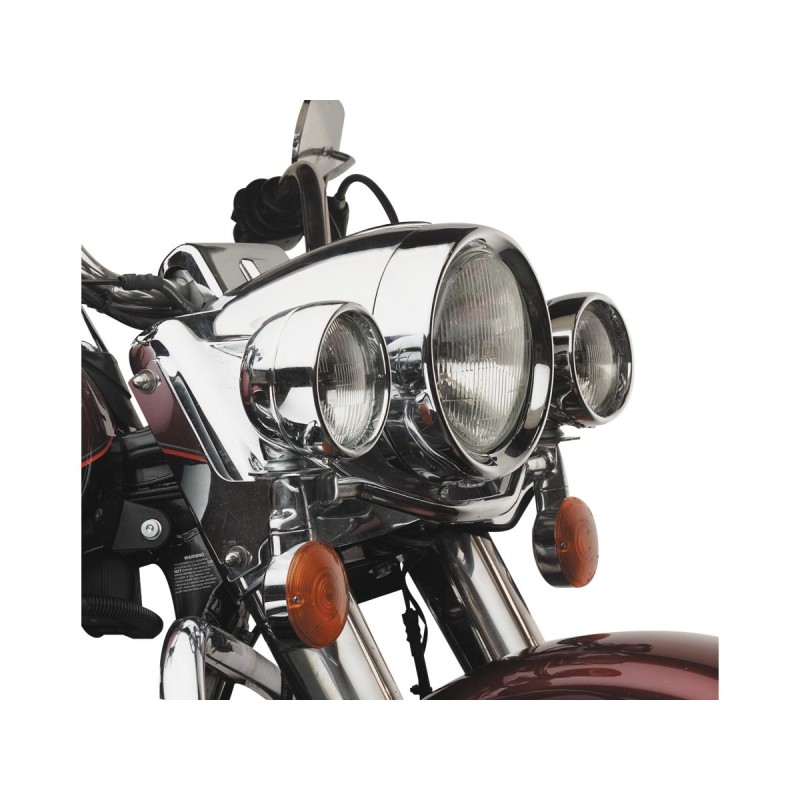 Achetez votre Bague de garniture chromée pour phares pour Harley Davidson  ou moto custom.