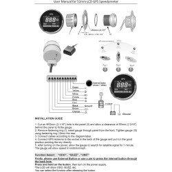 COMPTEUR ELING REGLABLE GPS DIGITAL (KM)