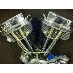 CONDUITES D'HUILE EN LAITON 63-65 CULASSES PANHEAD OHO