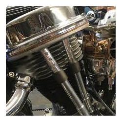 COUVRE COLONETTES HARLEY BIG TWIN OU SPORTSTER - NOIR