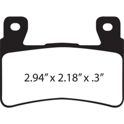 Plaquettes  pour Harley/Buell STREET BOB 2015 AU PRESENT