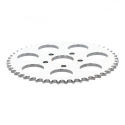 COURONNE ARRIÈRE DE CONVERSION DE CHAÎNE 49T. CHROME POUR SPORTSTER PLAT
