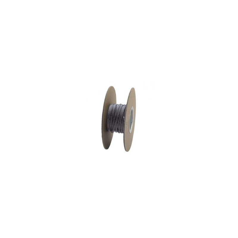 NAMZ, gaine flexible tressée. Noir, diamètre intérieur 1/8" (3,2 mm)