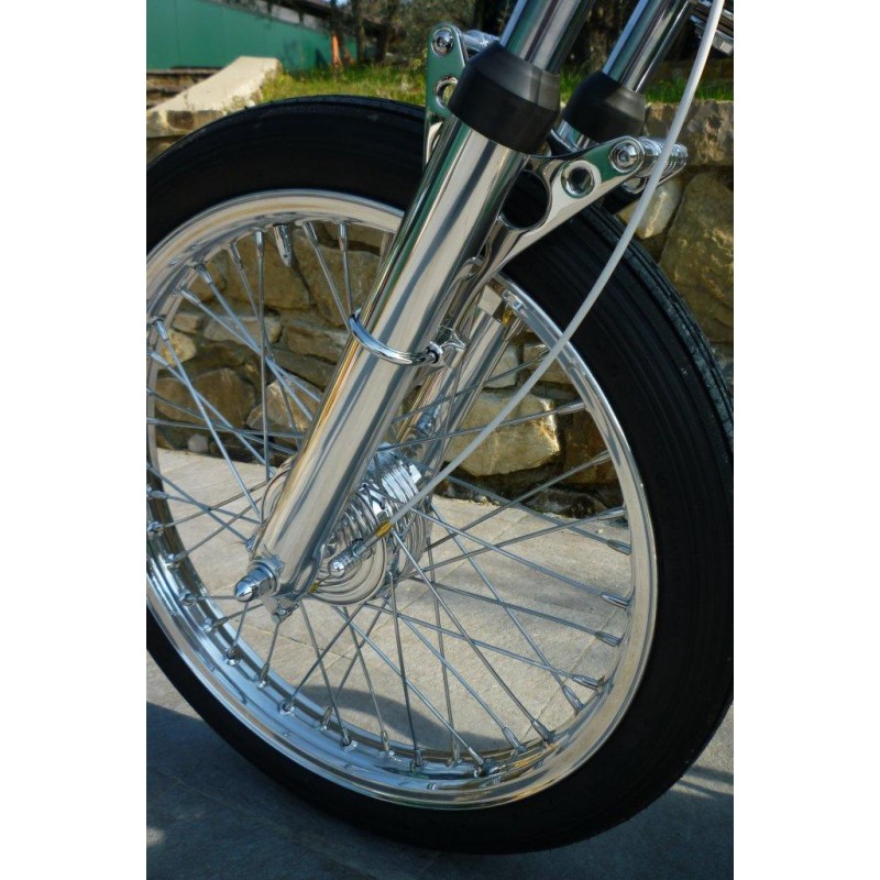 ROUE AVANT, KUSTOM TECH, AVEC MINI-FREIN À TAMBOUR, Fourche Standard, Assemblage MKP