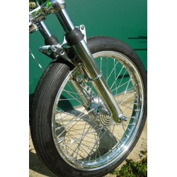 ROUE AVANT, KUSTOM TECH, AVEC MINI-FREIN À TAMBOUR, Fourche Standard, Assemblage MKP