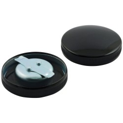 Ensemble de bouchons de réservoir d'essence à baïonnette (modèle ancien). Noir