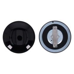 Ensemble de bouchons de réservoir d'essence, modèle récent. Noir brillant.