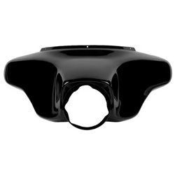 Carénage extérieur batwing pour touring Harley-Davidson. Noir