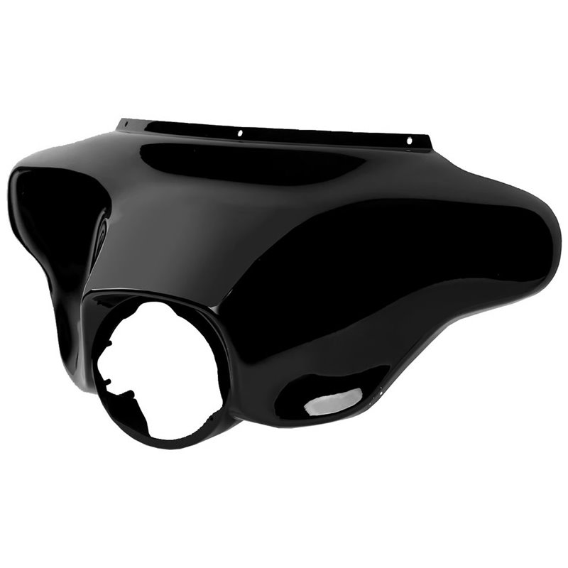 Carénage extérieur batwing pour touring Harley-Davidson. Noir