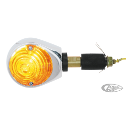 CLIGNOTANTS DE GUIDON CHROMES "OX-EYE"