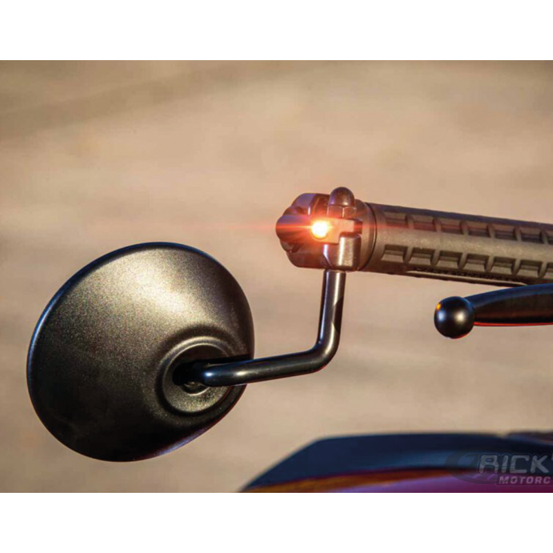 CLIGNOTANTS RICK'S DE BOUTE DE GUIDON POUR SPORTSTER S