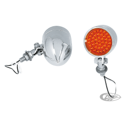 FEUX LED 2 1/4" CHROME BEACON